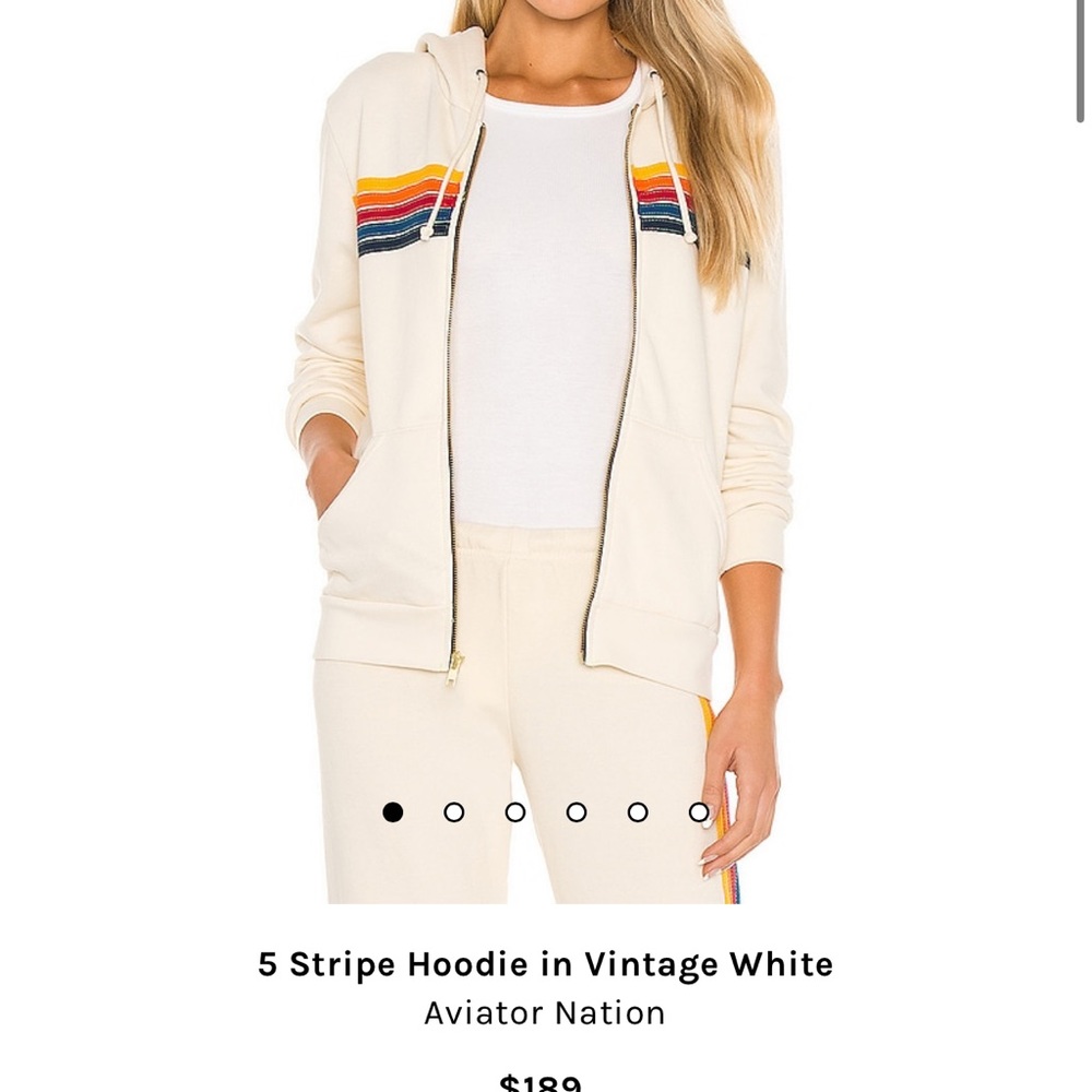 Aviator Nation zip up hoodie.